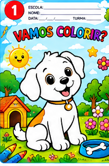 Atividade real EducaKids: Vamos colorir